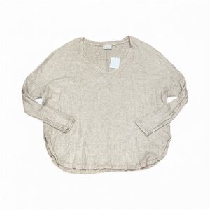 NWT out from under cream waffle knit top